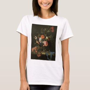 Blumenstilleben Blumen in Vasen, Vintage Barock T-Shirt