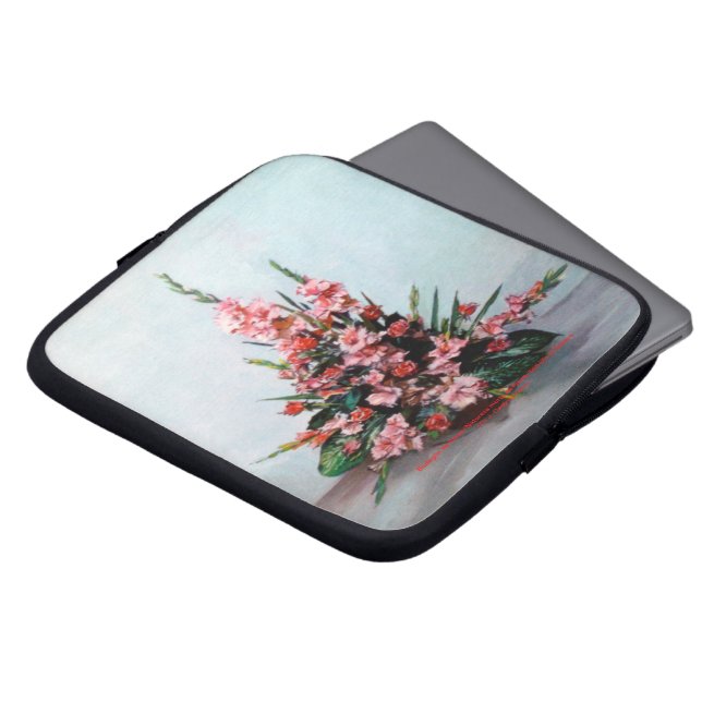 Blumenstillleben Laptopschutzhülle (Vorne Oben)