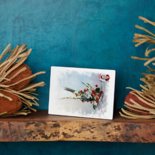 Blumenstillleben/Stillleben mit Blumen Fotoplatte