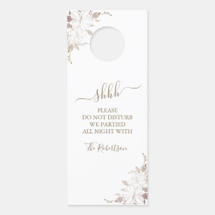 Blumenstrauch-Hochzeitstraßen Türanhänger