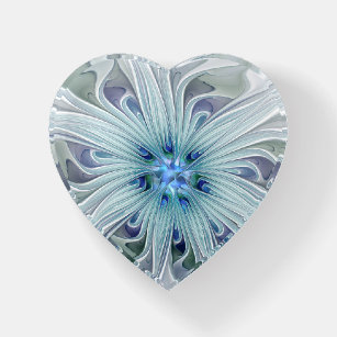 Blumenstrauß Abstrakt Moderne Blaue Pastelle Blume Briefbeschwerer