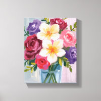 Blumenstrauß Aquarell Blumenmalerei