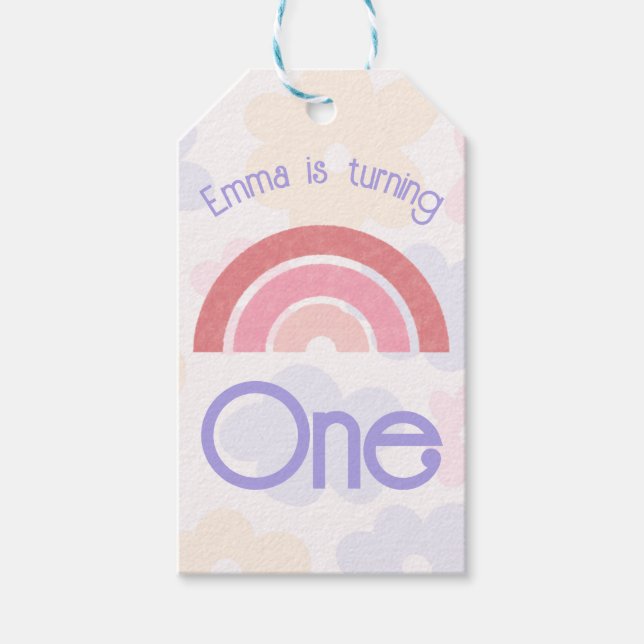 Blumenstrauß Birthday Geschenkanhänger (Vorderseite)