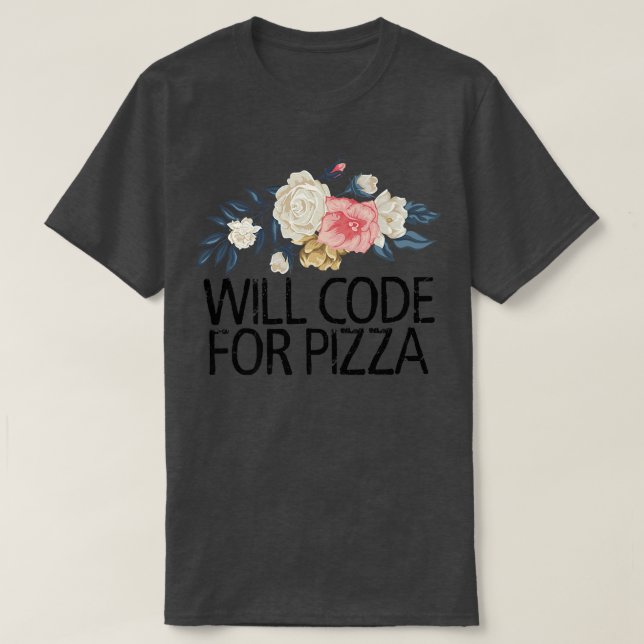Blumenstrauß Blume Niedliche Liebe Funny wird Pizz T-Shirt (Design vorne)