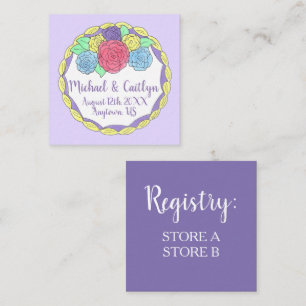 Blumenstrauß-Blume Rose Brautparty Hochzeitstorte Begleitkarte