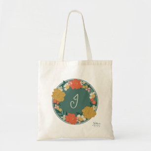 Blumenstrauß Brautparty Geschenk mit Monogramm Tragetasche