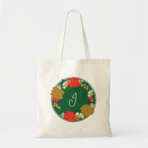 Blumenstrauß Brautparty Geschenk mit Monogramm Tragetasche