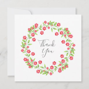 Blumenstrauß Dankeskarte