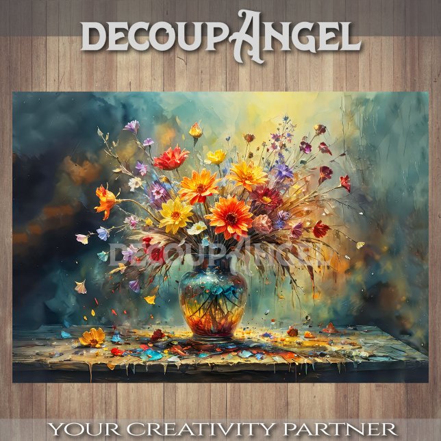 Blumenstrauß - Dekoupage - Seidenpapier (Von Creator hochgeladen)