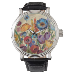 Blumenstrauß der Blumen Armbanduhr