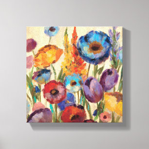 Blumenstrauß der Blumen Leinwanddruck