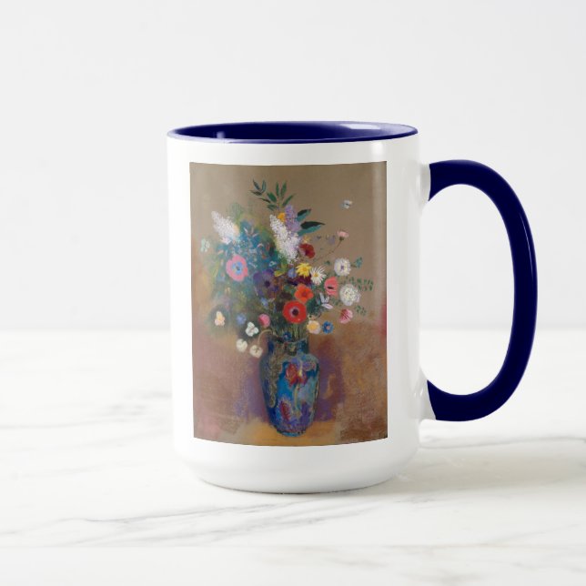 Blumenstrauß der Blumen Tasse (Rechts)