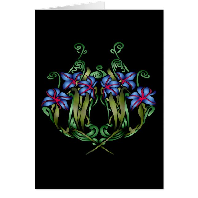 Blumenstrauß-Diana-Karte (Vorne)