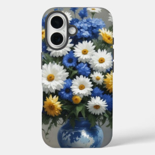 Blumenstrauß Elegante Aquarellmalerei iPhone 16 Hülle