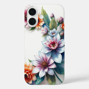 Blumenstrauß Elegante Aquarellmalerei iPhone 16 Hülle