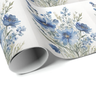 Blumenstrauß Elegante Aquarellmalerei Geschenkpapier