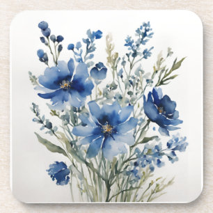 Blumenstrauß Elegante Aquarellmalerei Getränkeuntersetzer