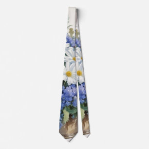 Blumenstrauß Elegante Aquarellmalerei Krawatte