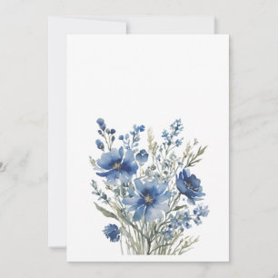 Blumenstrauß Elegante Aquarellmalerei Save The Date