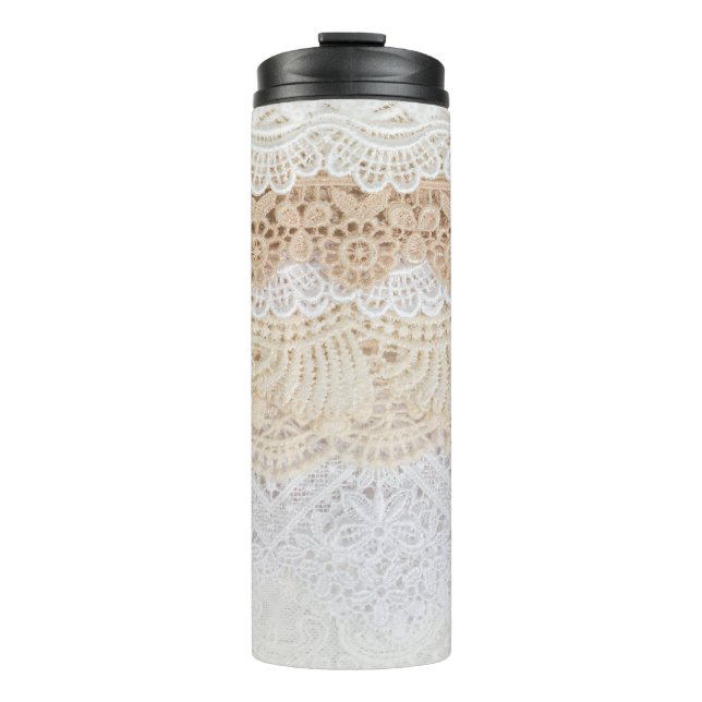 Blumenstrauß: Elegante Sammlung Thermosbecher (Vorderseite)