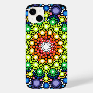 Blumenstrauß Fraktal Retro Mandala Case-Mate iPhone 14 Plus Hülle