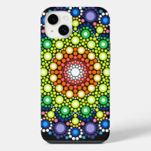 Blumenstrauß Fraktal Retro Mandala