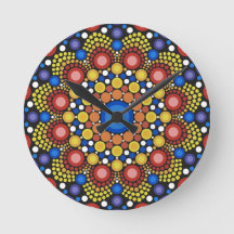 Blumenstrauß Fraktal Retro Mandala