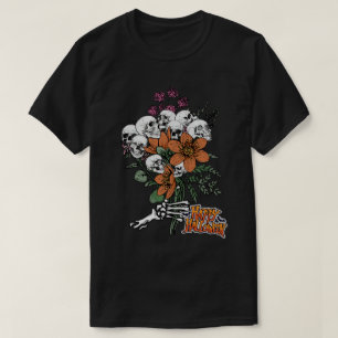 Blumenstrauß Frohes Halloween T-Shirt