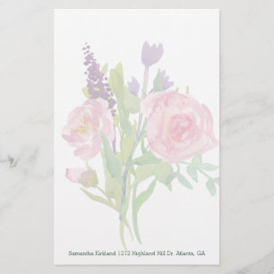 Blumenstrauß-Gewohnheits-Briefpapier Briefpapier
