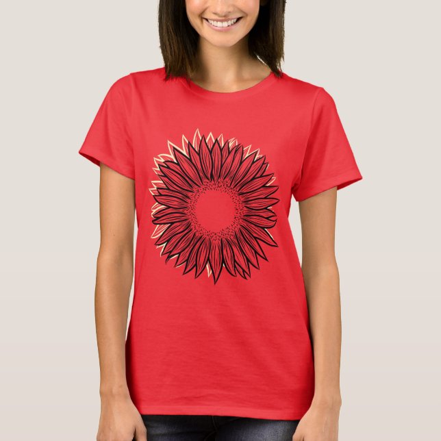 Blumenstrauß-Hängematte T-Shirt (Vorderseite)