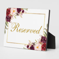 Blumenstrauß-Hochzeitstisch reserviert 12x18