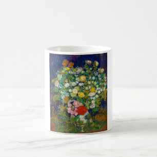 Blumenstrauß in einer Vase, Van Gogh Kaffeetasse