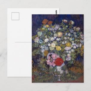 Blumenstrauß in einer Vase Van Gogh Postkarte
