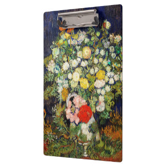 Blumenstrauß in einer Vase von Vincent Van Gogh Klemmbrett