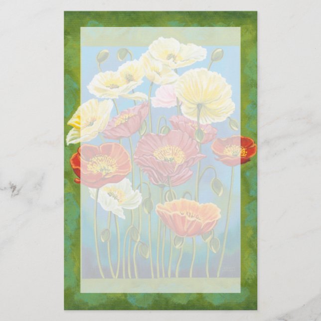 Blumenstrauß in Grenze I Briefpapier (Vorderseite)