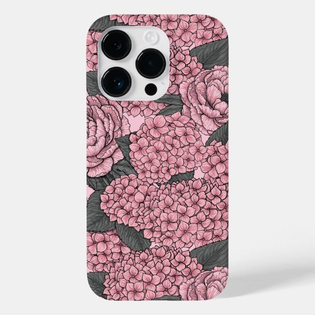Blumenstrauß in Rosa Case-Mate iPhone Hülle (Rückseite)