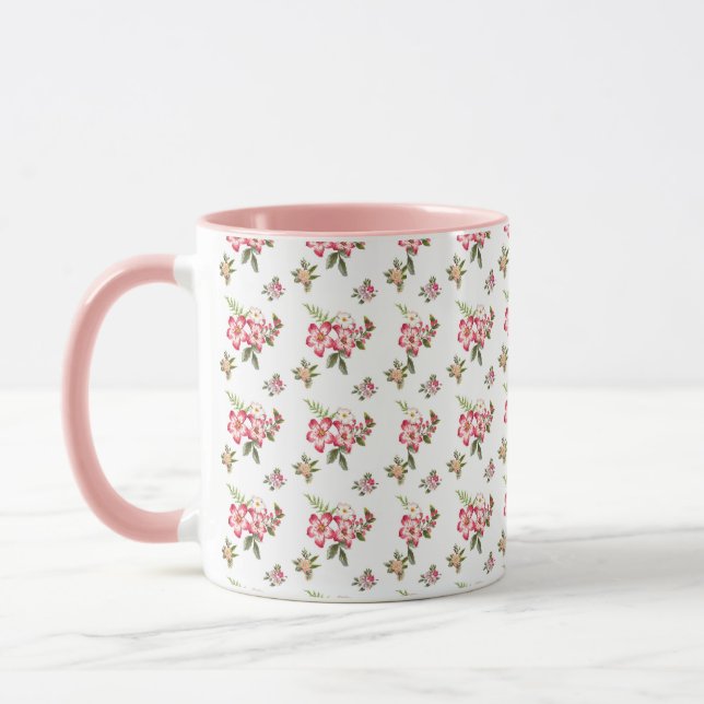 Blumenstrauß-Kaffeetasse Tasse (Links)