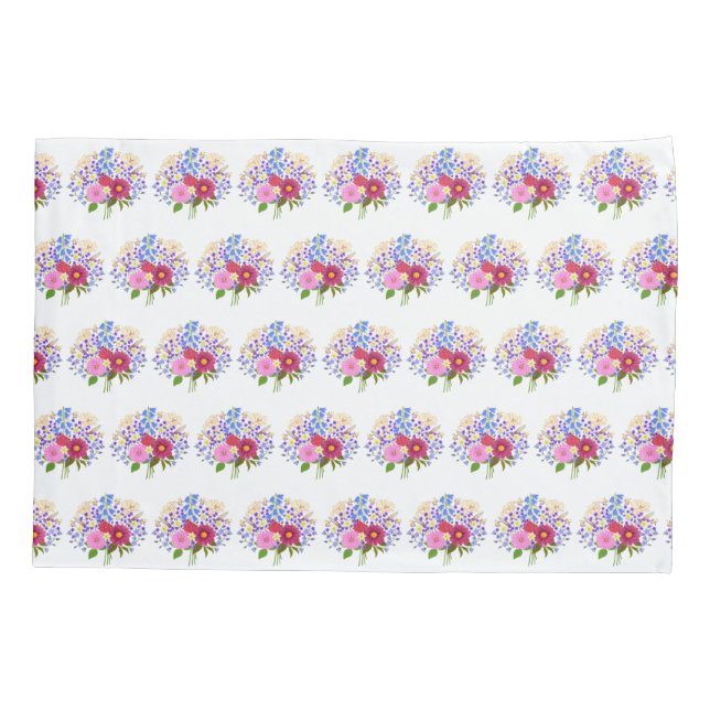 Blumenstrauß Kissenbezug (Rückseite)
