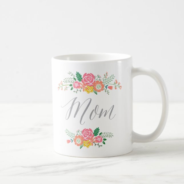 Blumenstrauß | Muttertags-Tasse Tasse (Rechts)