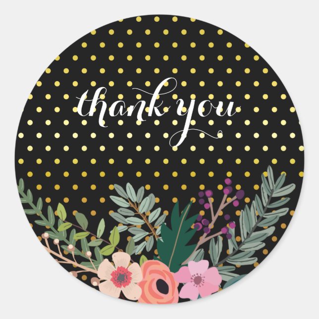 Blumenstrauß-Party * wählen Sie Hintergrundfarbe Runder Aufkleber (Vorderseite)