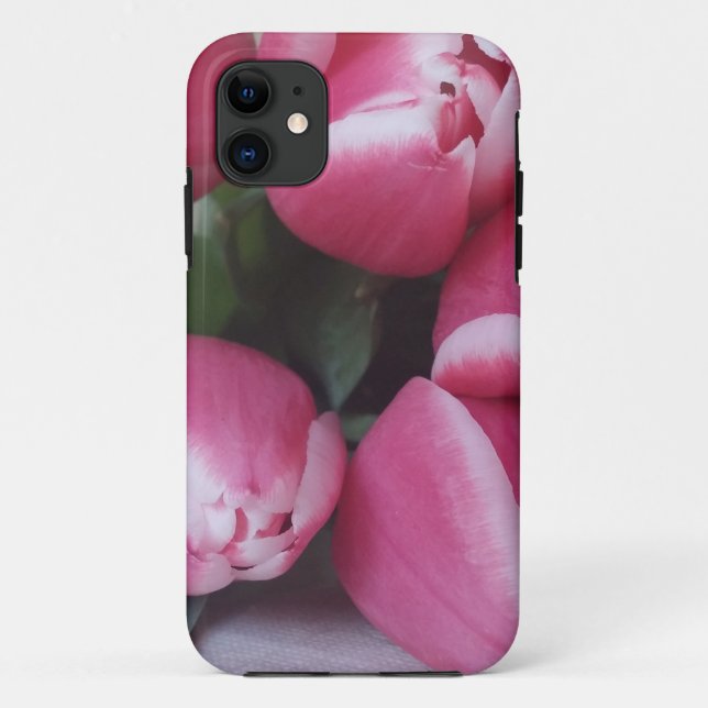 Blumenstrauß, Pink Tulips, Blume Case-Mate iPhone Hülle (Rückseite)