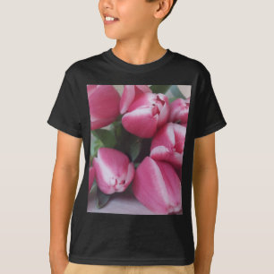 Blumenstrauß, Pink Tulips, Blume T-Shirt