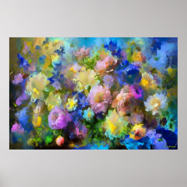 Blumenstrauß  poster (Vorne)