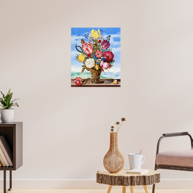 Blumenstrauß Poster (Wohnzimmer 3)