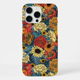 Blumenstrauß - Rosen, Pfingstrosen, Gänseblümchen iPhone 16 Pro Max Hülle