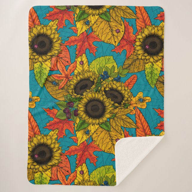 Blumenstrauß Sherpadecke (Vorderseite)