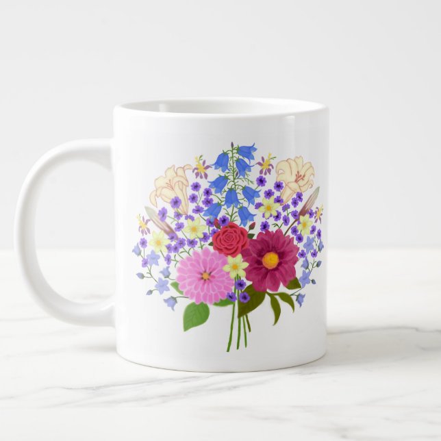 Blumenstrauss Specialty Mug Jumbo-Tasse (Links)