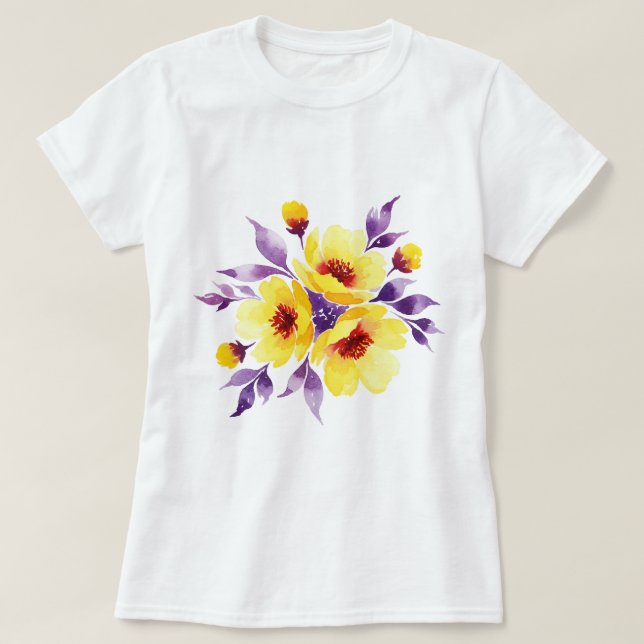 Blumenstrauß T-Shirt (Design vorne)