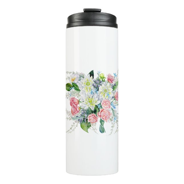 Blumenstrauß Thermosbecher (Vorderseite)