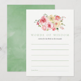 Blumenstrauß und Brautparty - Beratung Einladung